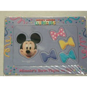 Disney Minnie Mouse Magnetic Picture Frame Mickey Clubhouse Bow-Tique Bows